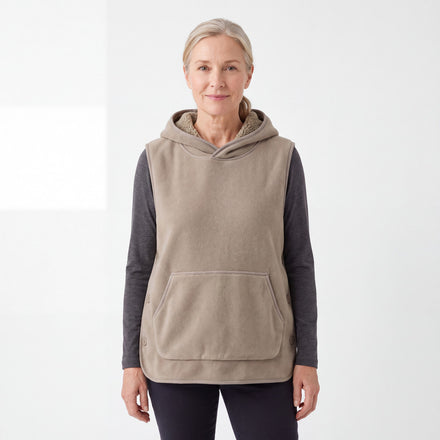 Sherpa Hoodie Vest