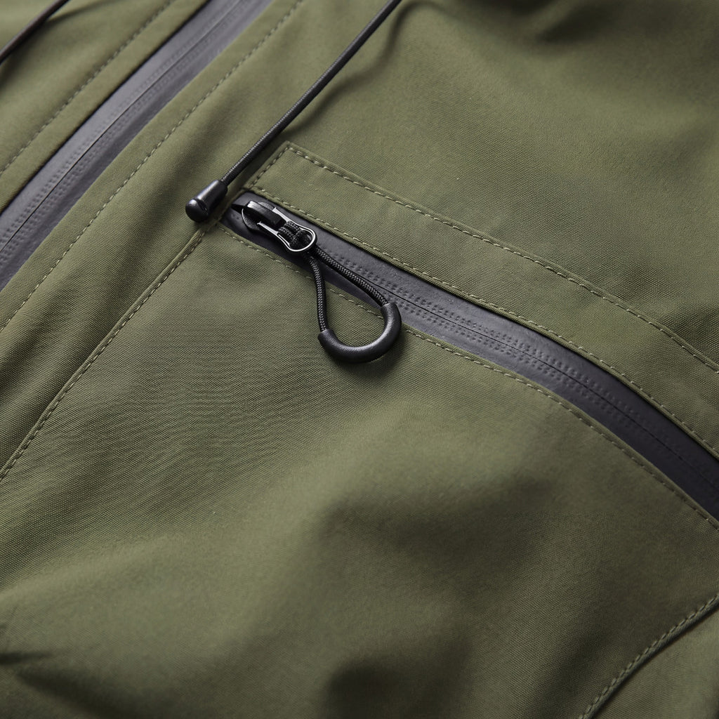 Aero Wind Jacket diagonal bröstficka med dragkedja