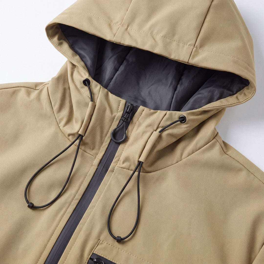 Aero Wind Jacket huva med foder och dragsko