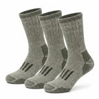 Arctic Thermal Socks 3-Pack i armégrönt, tre par varma ullstrumpor mot vit bakgrund