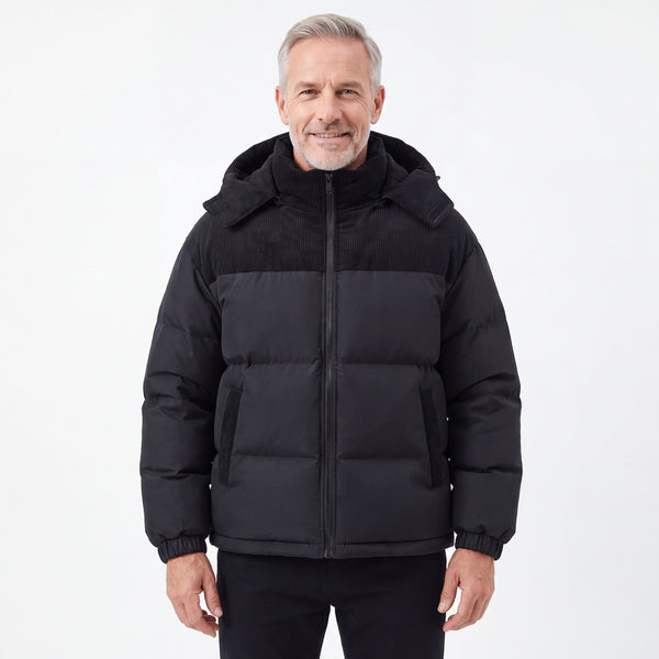 Cord Puffer Jacket