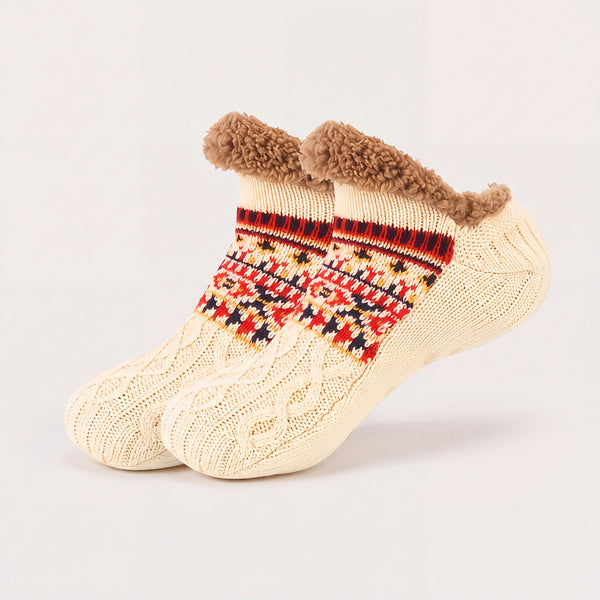 Nordic Knit Slipper Socks
