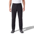 OUTDOORS NORDIC black utility fleece pants with multiple cargo pockets, windproof and waterproof stretch fabric.