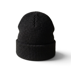 Classic Waffle Beanie i svart