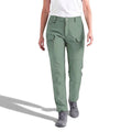 OUTDOORS NORDIC sage green utility fleece pants with multiple cargo pockets, worn by a person on a white background.