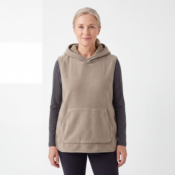Sherpa Hoodie Vest