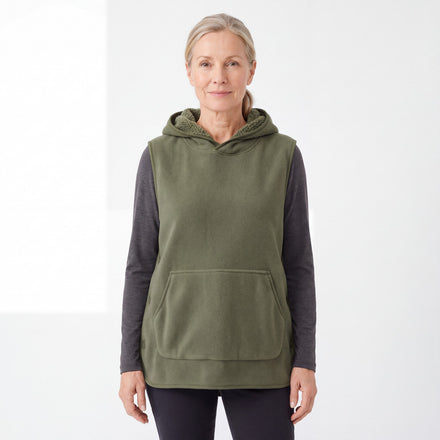 Sherpa Hoodie Vest