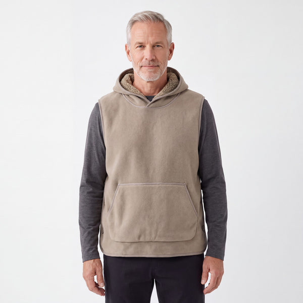 Sherpa Hoodie Vest