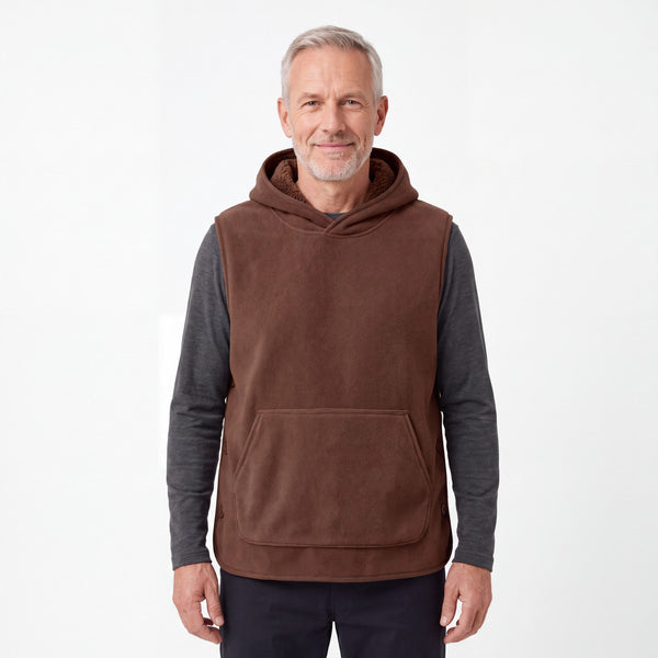 Sherpa Hoodie Vest