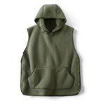 OUTDOORS NORDIC Sherpa Hoodie Vest i grön