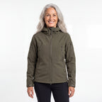 Utility Softshell Jacket dam i armégrön