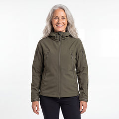 Utility Softshell Jacket dam i armégrön