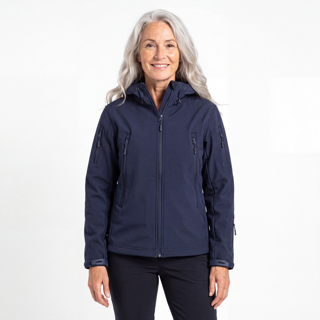 Utility Softshell Jacket dam i marinblå