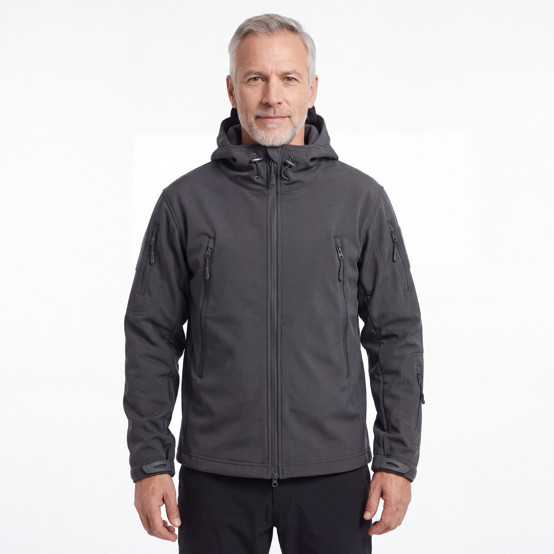 Utility Softshell Jacket herr i grå