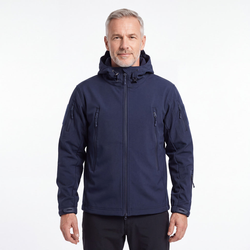 Utility Softshell Jacket herr i marinblå