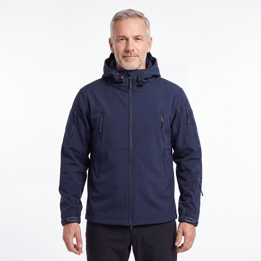 Utility Softshell Jacket herr i marinblå